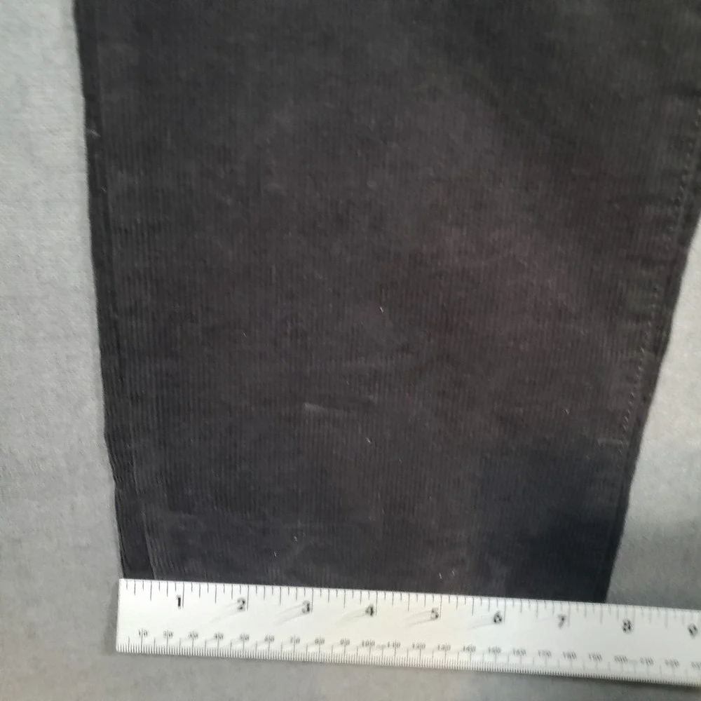 Aeropostale Corduroy Pants Mens 34/32 Black Skinny MGKTBA1
